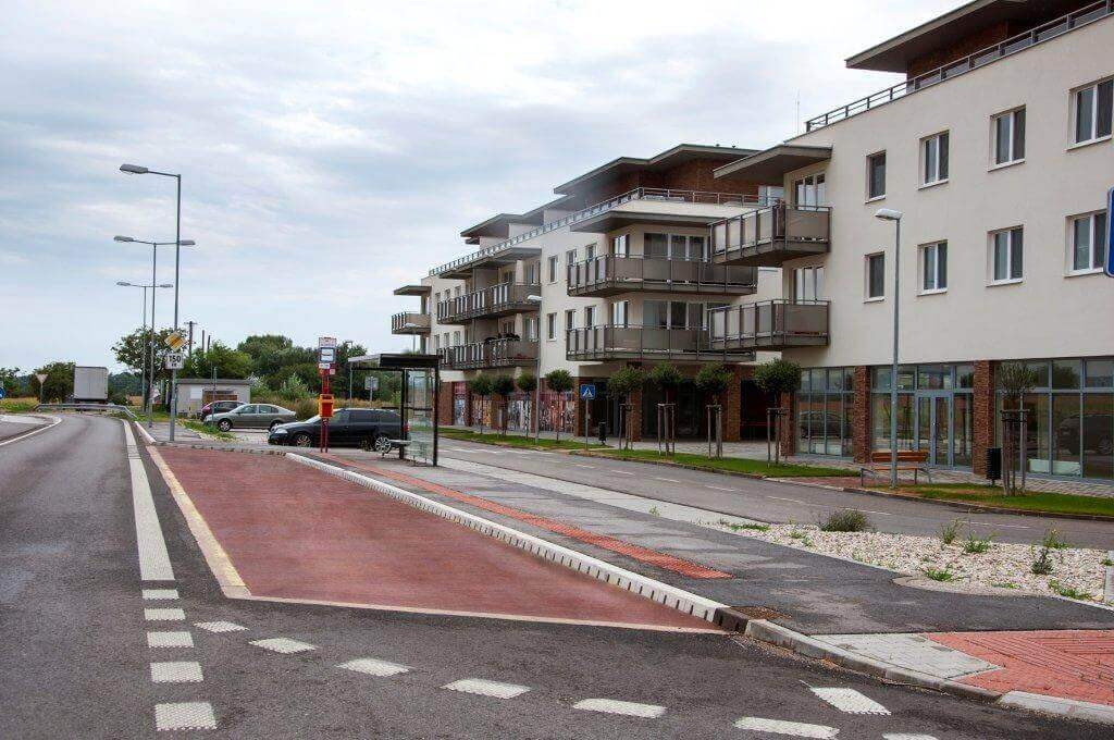 Paving Busstop Bratislava-Jarovce